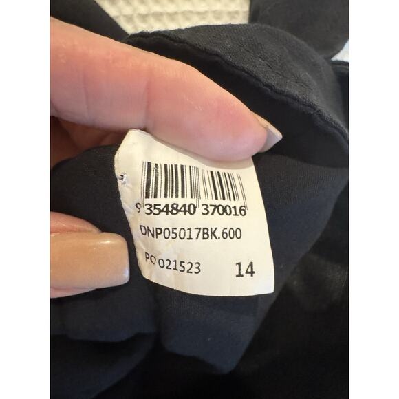 DISSH Hallie Linen Midi Wrap Skirt Black US 10 - Picture 4 of 12